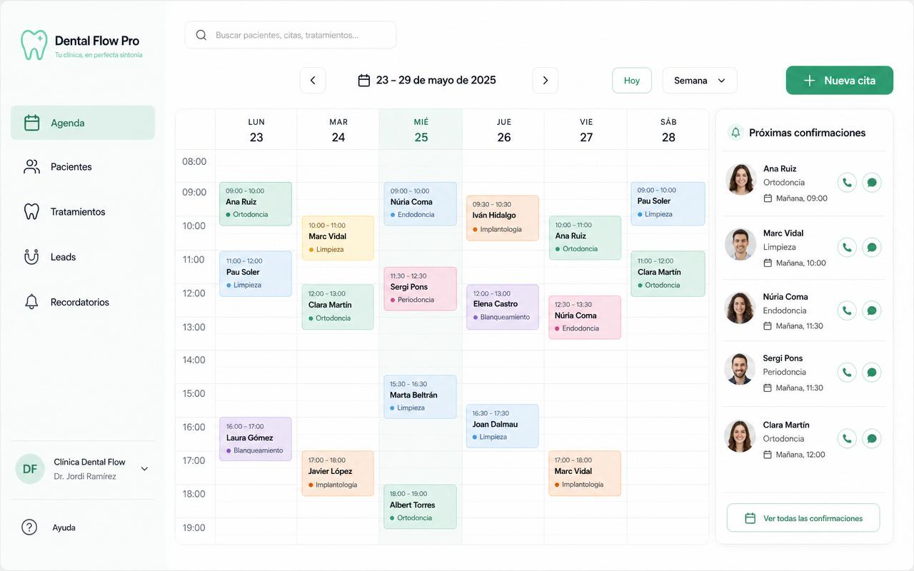 Agenda semanal de Agenda Flow